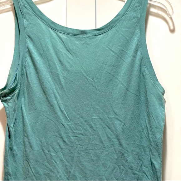 Three Dot Aqua Tank Tee, sz M - Picture 5 of 7